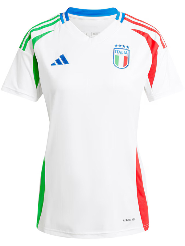 Italy maillot extérieur féminin deuxième uniforme de football féminin sportswear football hauts maillot de sport 2024 coupe de l'euro